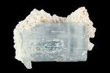 Aquamarine Crystal On Feldspar - Namibia #93691-1